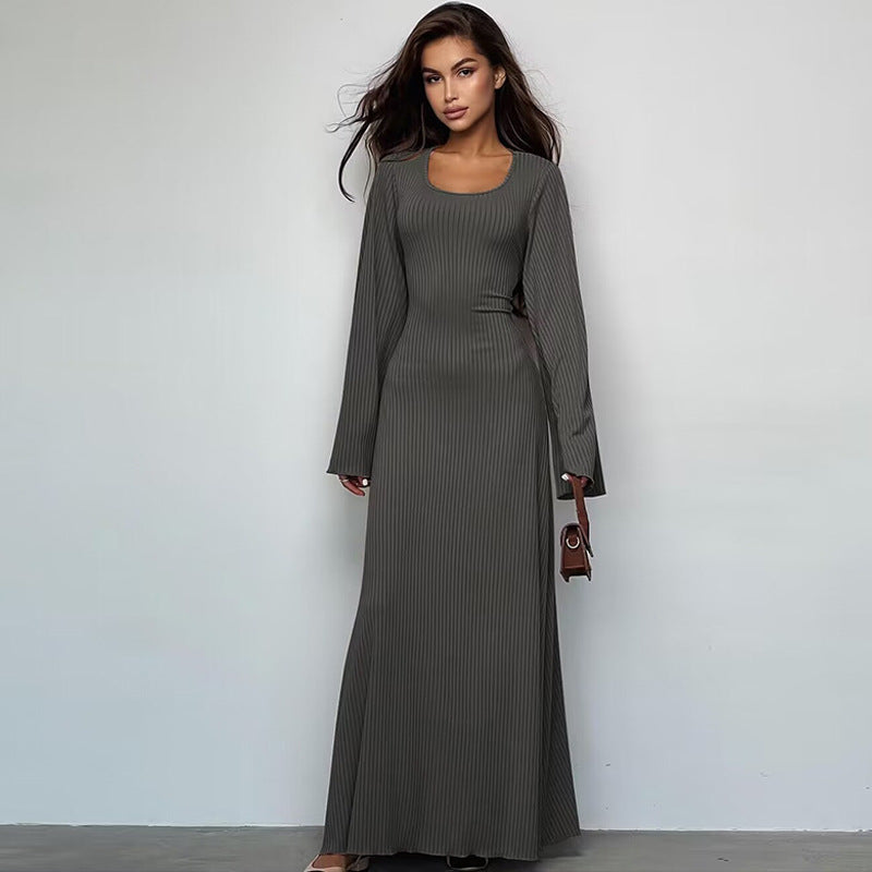 Selina – Damen Abendkleid mit langen Ärmeln und elegantem Schnitt