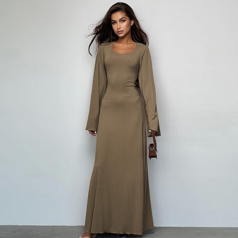 Selina – Damen Abendkleid mit langen Ärmeln und elegantem Schnitt