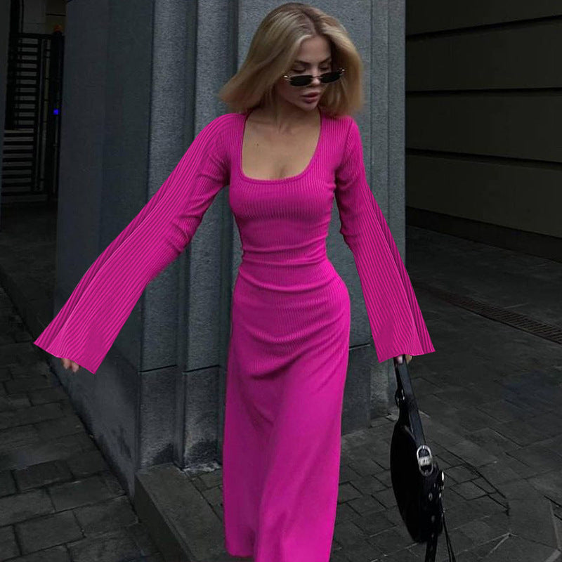 Selina – Damen Abendkleid mit langen Ärmeln und elegantem Schnitt