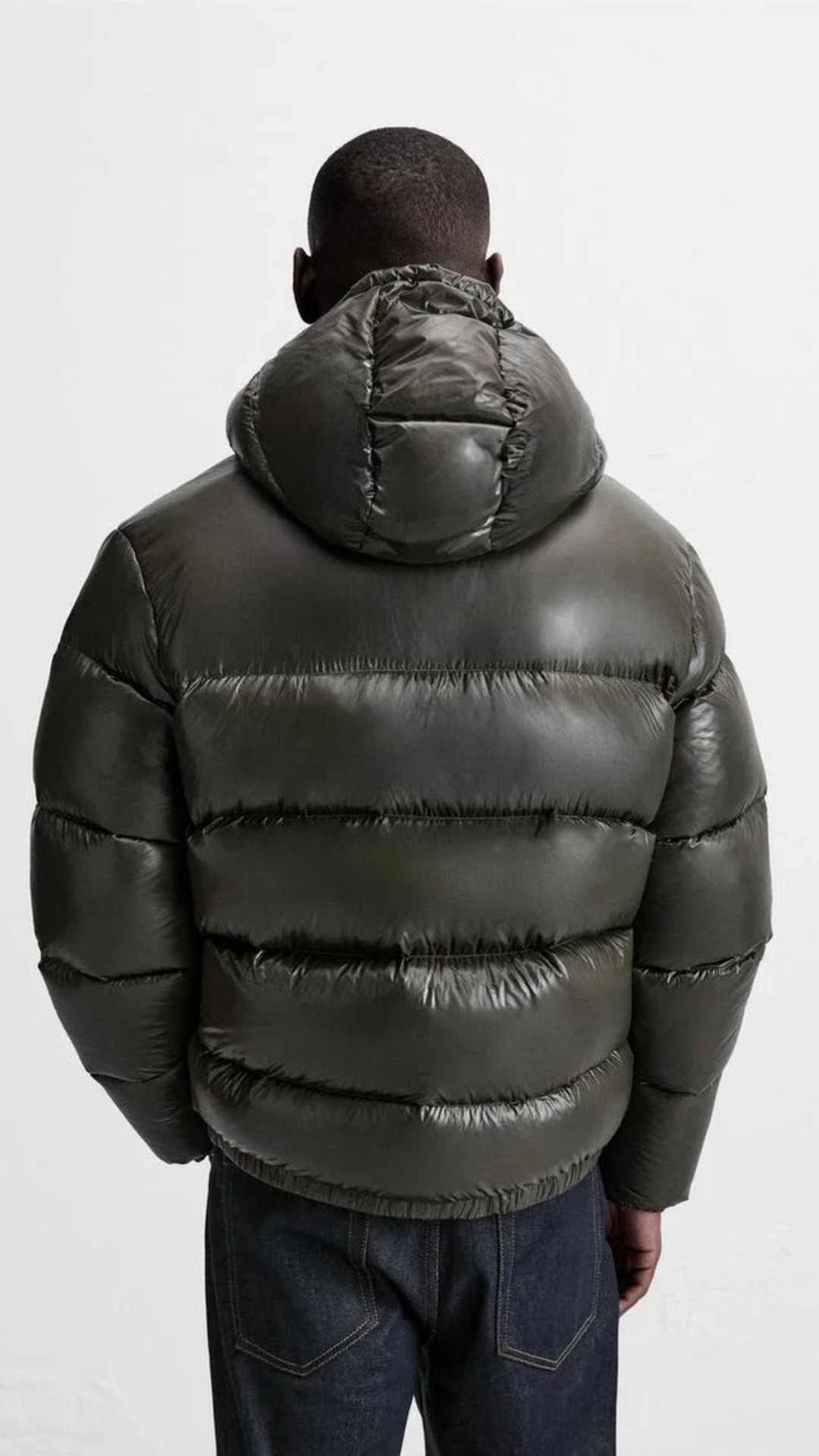 Adrian - Herren Daunenjacke mit Kapuze, modische Winterjacken casual
