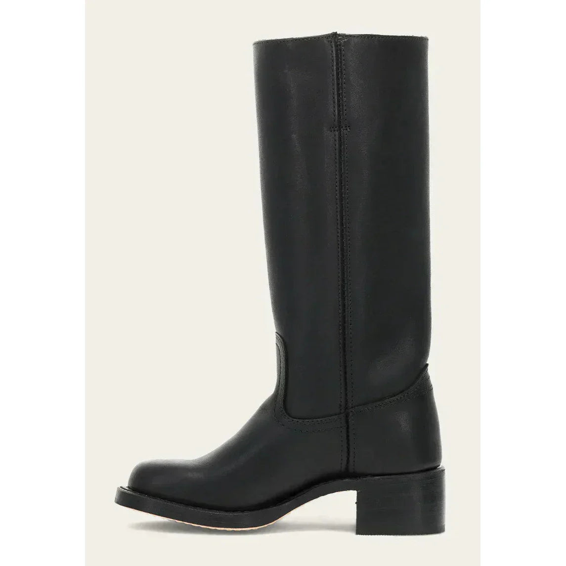 Aurelia – Damen Lederstiefel in Braun mit Blockabsatz