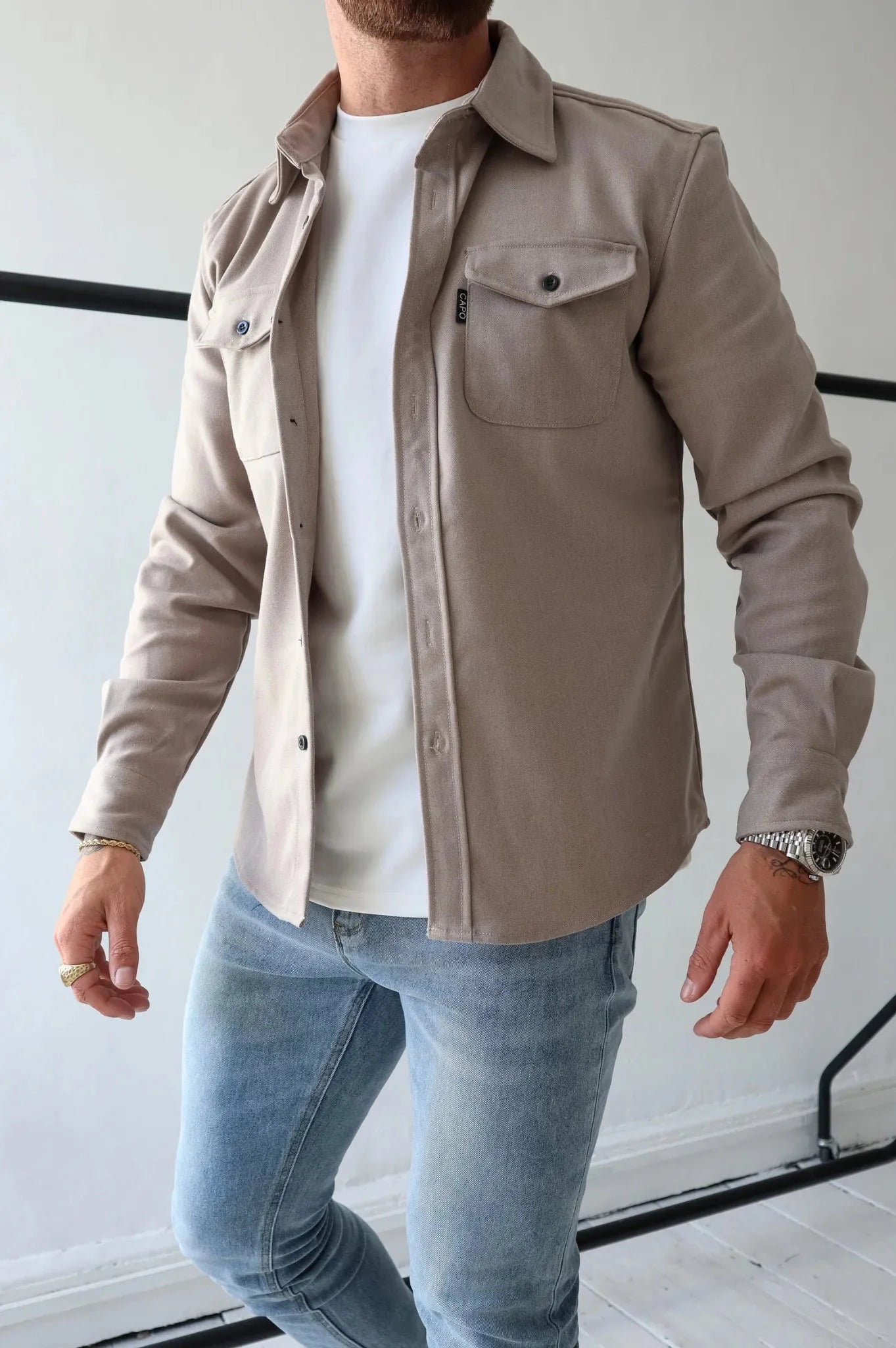 Finn – Overshirt aus Baumwolle Herren