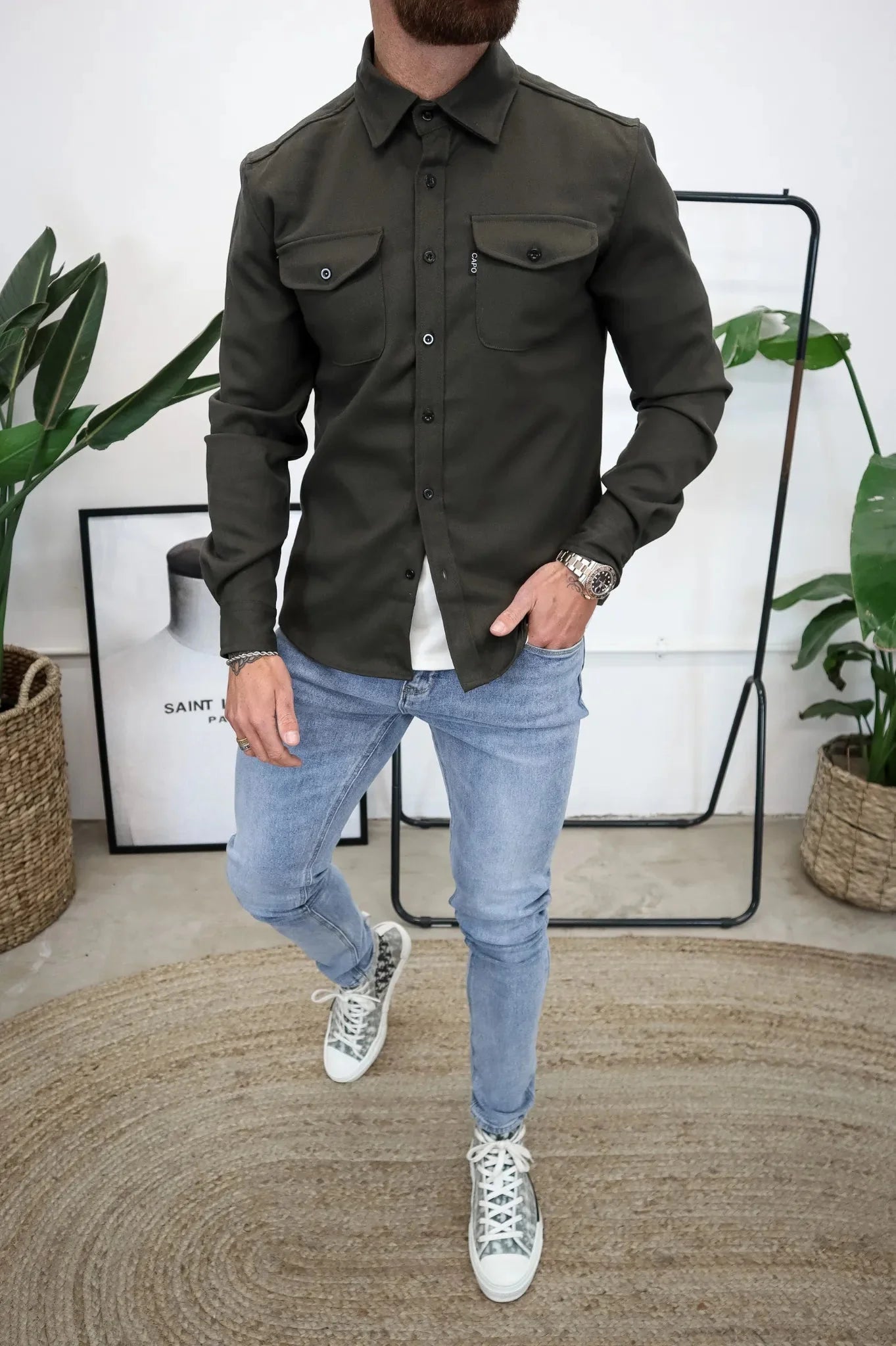 Finn – Overshirt aus Baumwolle Herren