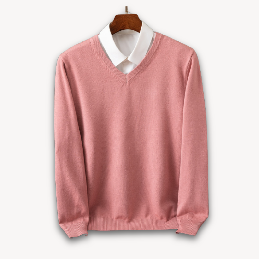 Alexander - Herrenpullover mit V-Ausschnitt