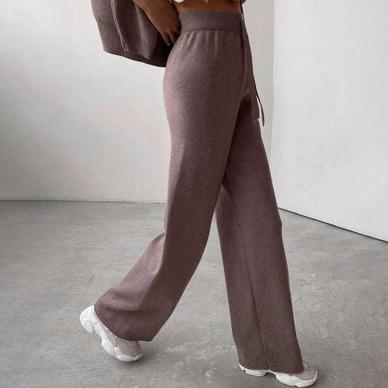Maya – Winter Strick Set Damen mit Rollkragen