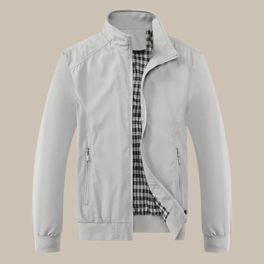Lukas - Herrenjacke mit Stehkragen und Reißverschluss