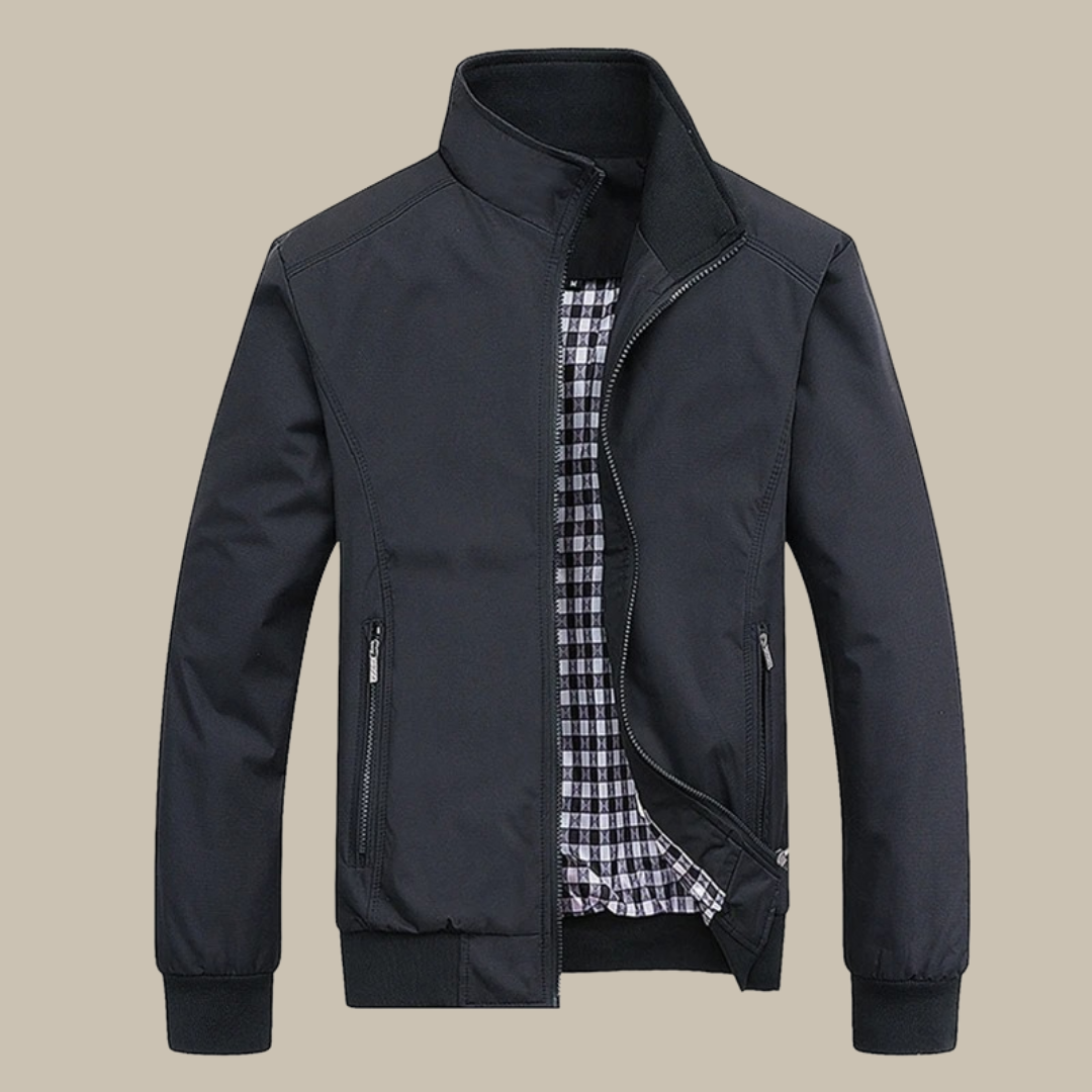 Lukas - Herrenjacke mit Stehkragen und Reißverschluss