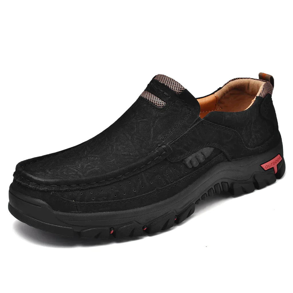 David - Herren Slipper mit rutschfester Sohle und Bequem-Passform