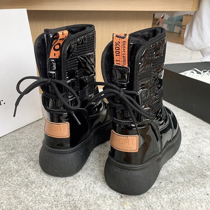 Nora - Damen Winterstiefel mit Fellfutter