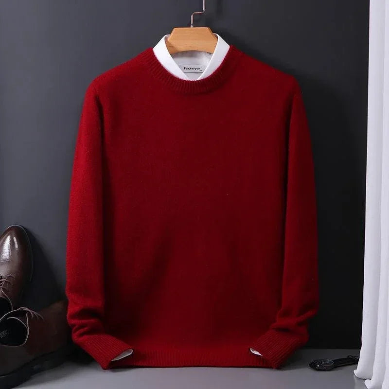 Jonas - Herren Pullover mit Rundhalsausschnitt