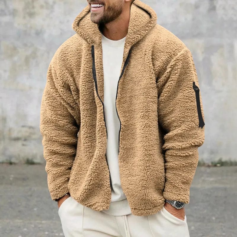 Lennox – Fleece Hoodie mit Reißverschluss für Herren