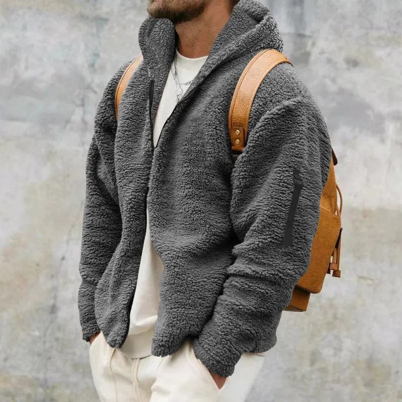 Lennox – Fleece Hoodie mit Reißverschluss für Herren