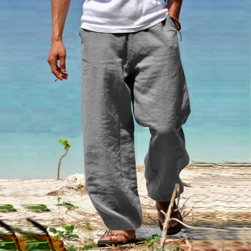 Noah - Herren Freizeithose mit weitem Schnitt und Kordelzug