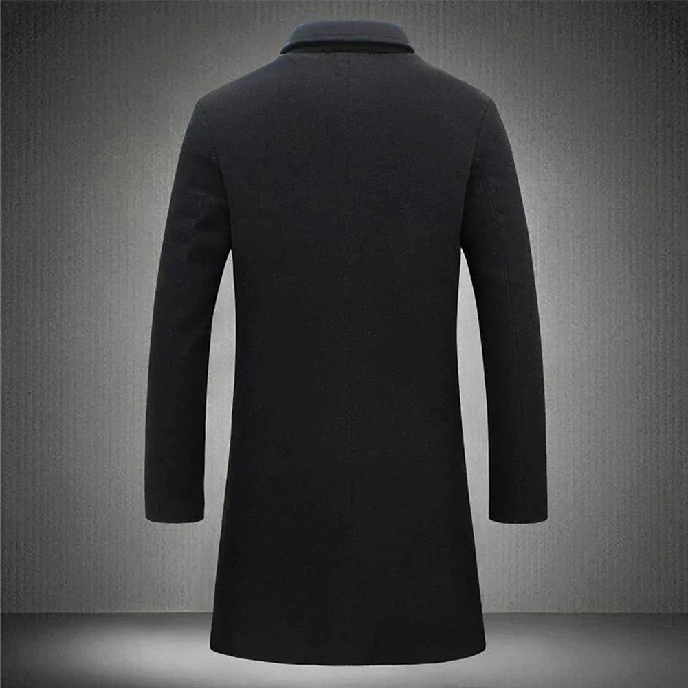 Leon – Herren Mantel mit elegantem Schnitt und Reverskragen
