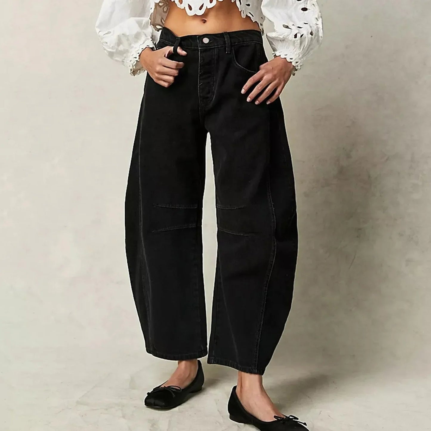 Ella – Weit geschnittene Jeans Damen mit High Waist