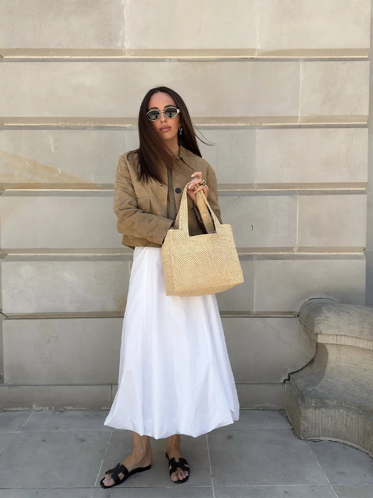 Liora - Damen Kurzjacke aus Wildlederoptik