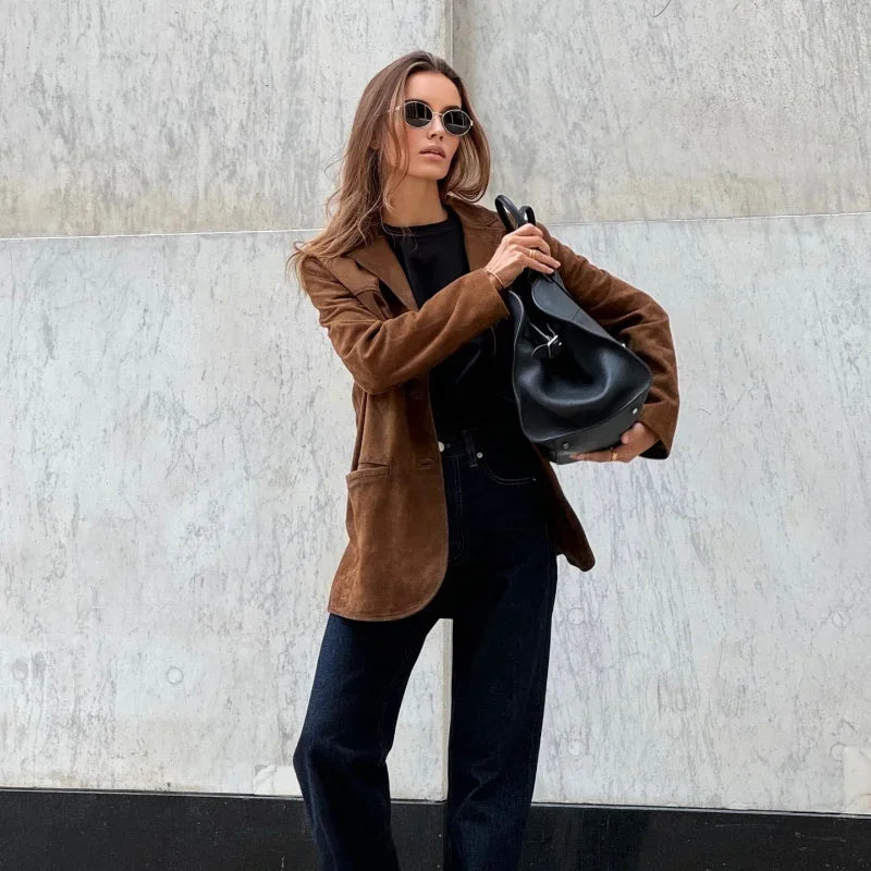 Clara - Damen Oversized Blazer Casual Chic