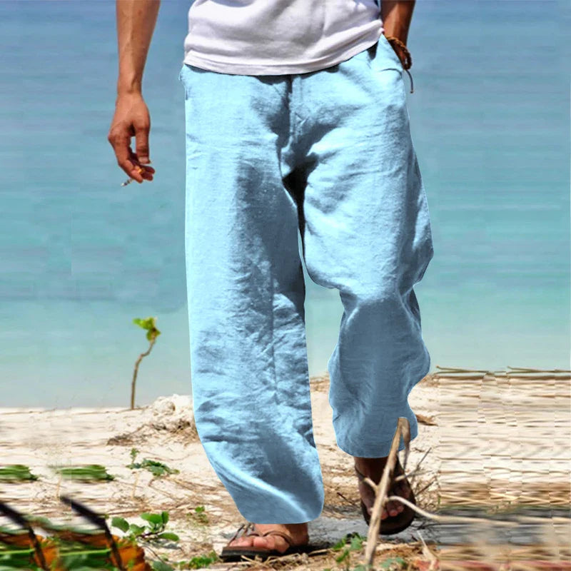 Noah - Herren Freizeithose mit weitem Schnitt und Kordelzug