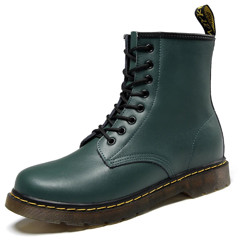 Mason – Klassische Herren Boots mit gelber Ziernaht im Retro-Style