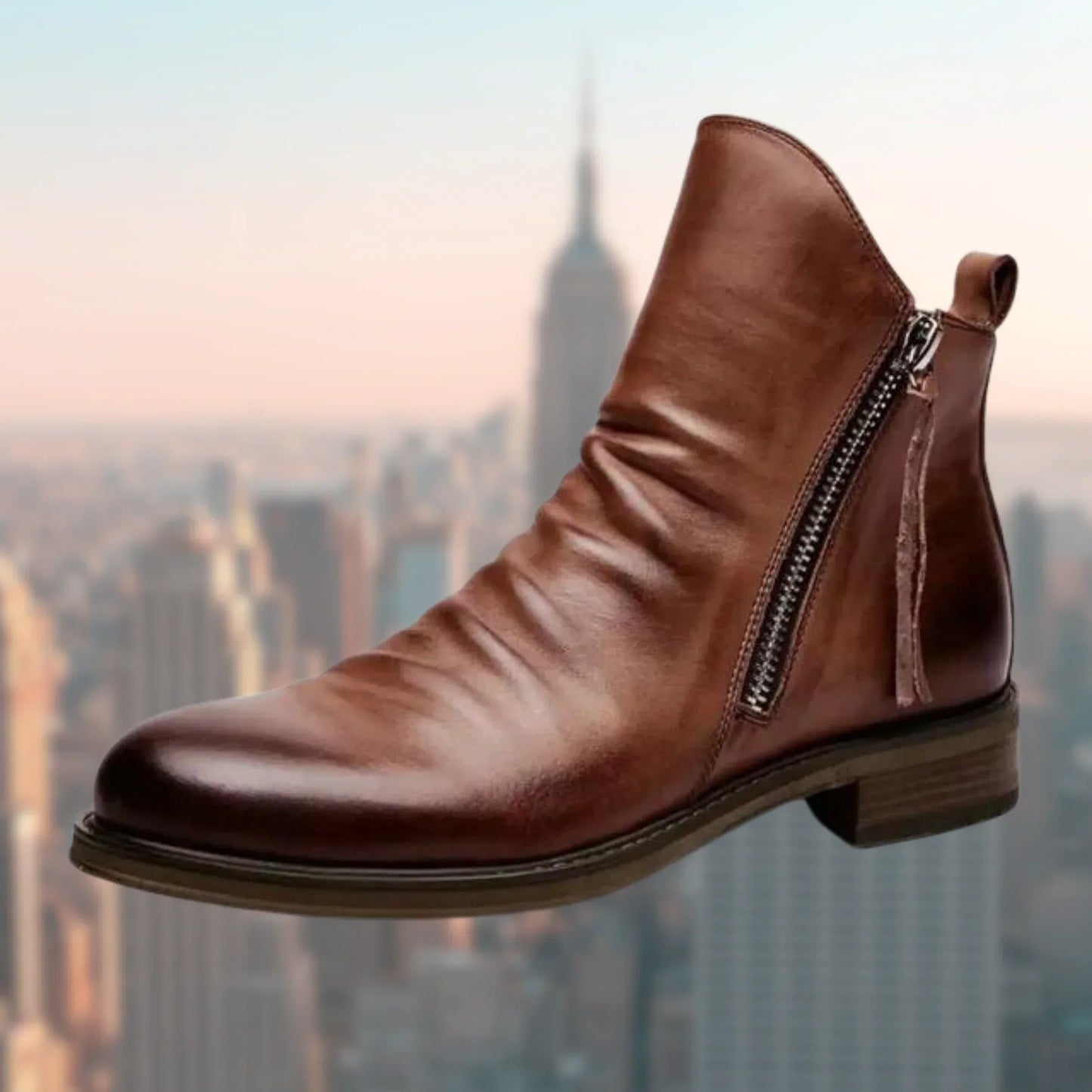 Jhin – Elegante Herren Stiefeletten mit Reißverschluss