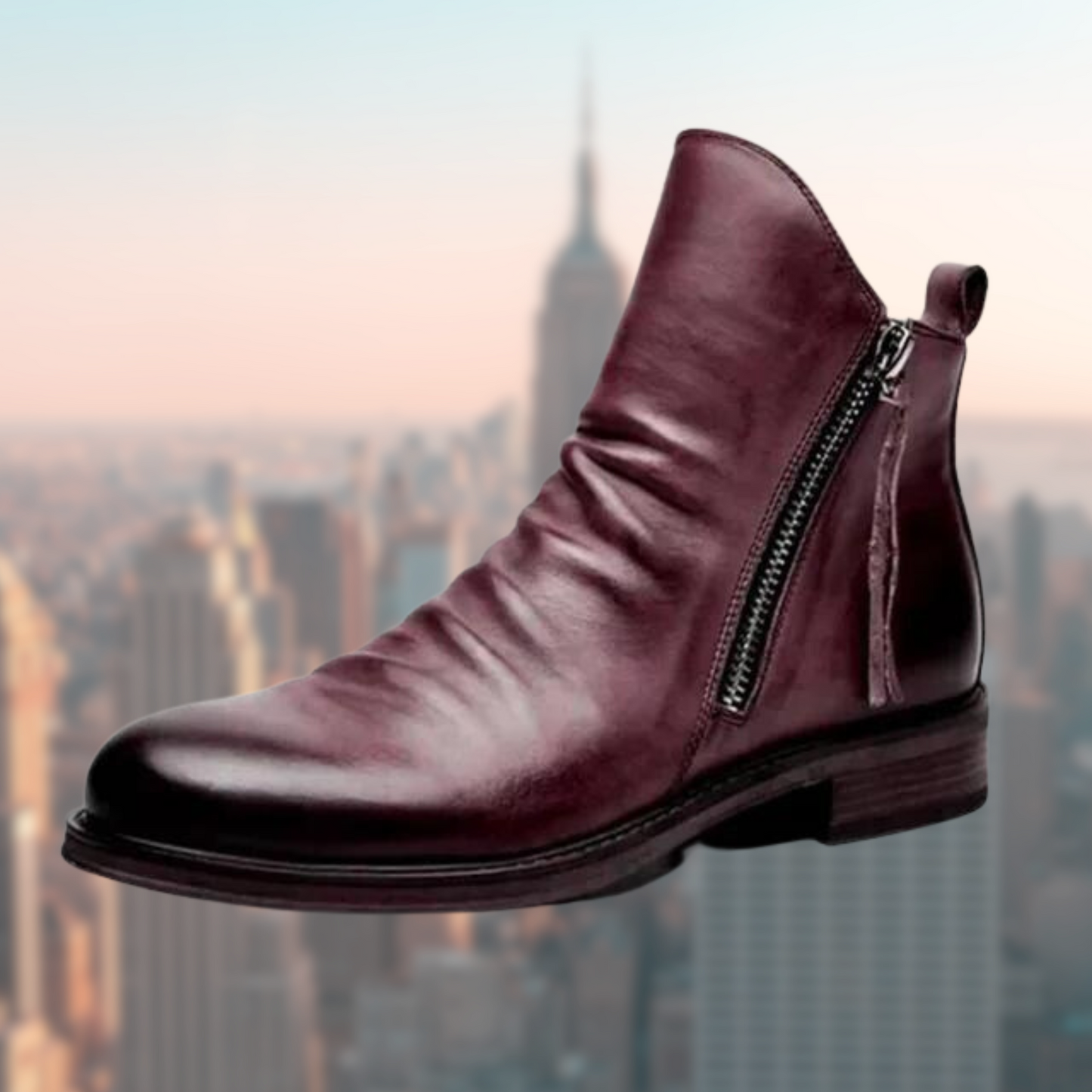 Jhin – Elegante Herren Stiefeletten mit Reißverschluss