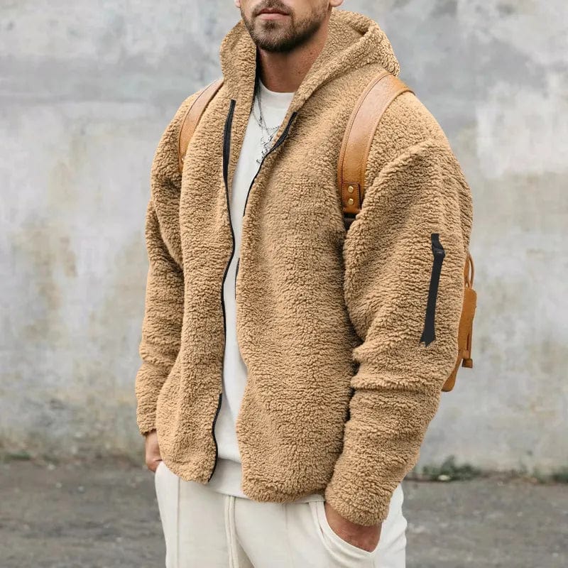Lennox – Fleece Hoodie mit Reißverschluss für Herren