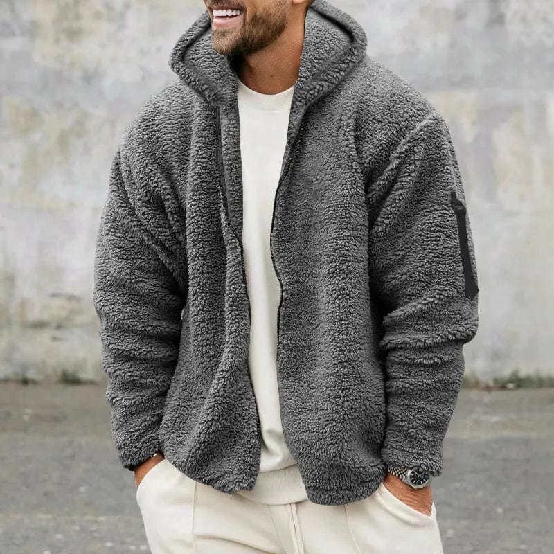 Lennox – Fleece Hoodie mit Reißverschluss für Herren