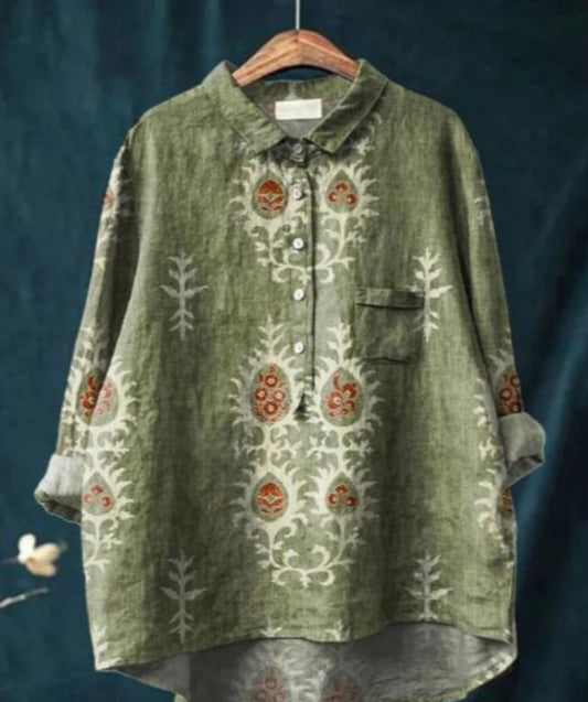 The Liora Atelier – Women’s Artisan Button Blouse