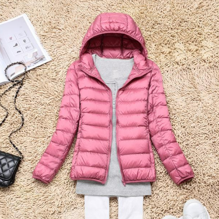 Lina – Leicht gesteppte Kapuzenjacke Damen