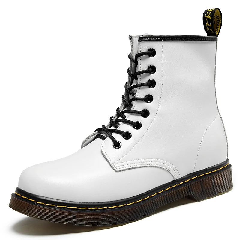 Mason – Klassische Herren Boots mit gelber Ziernaht im Retro-Style