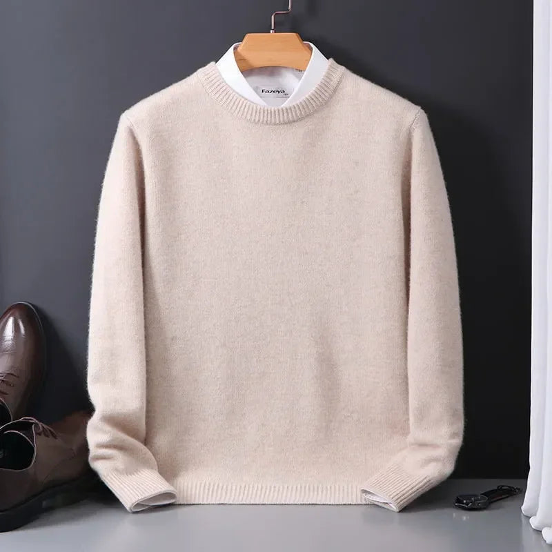 Jonas - Herren Pullover mit Rundhalsausschnitt