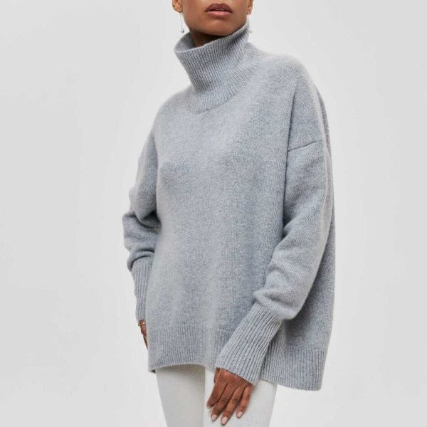 Clara – Damen Kaschmir-Rollkragenpullover im Oversize-Look