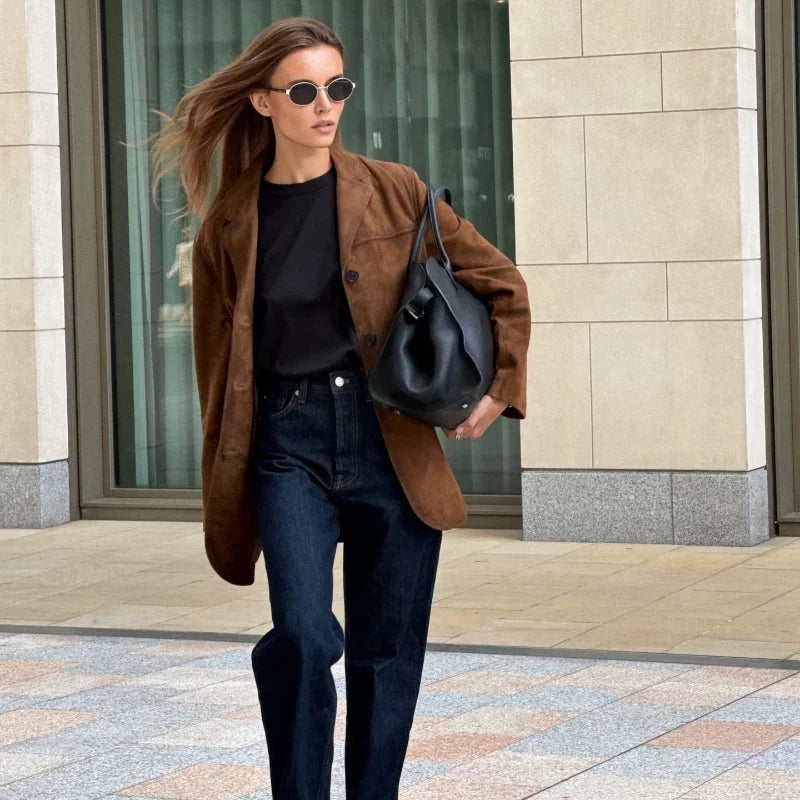 Clara - Damen Oversized Blazer Casual Chic