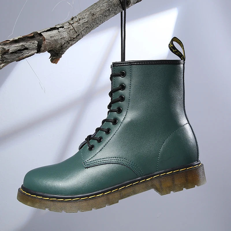Mason – Klassische Herren Boots mit gelber Ziernaht im Retro-Style