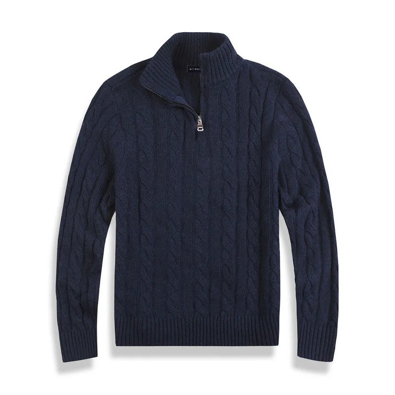 Adrian – Old Money Half Zip Sweater Herren