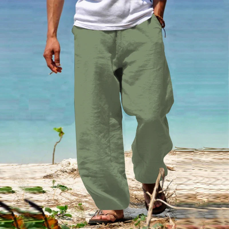 Noah - Herren Freizeithose mit weitem Schnitt und Kordelzug