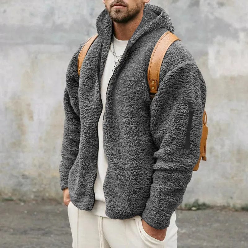 Lennox – Fleece Hoodie mit Reißverschluss für Herren