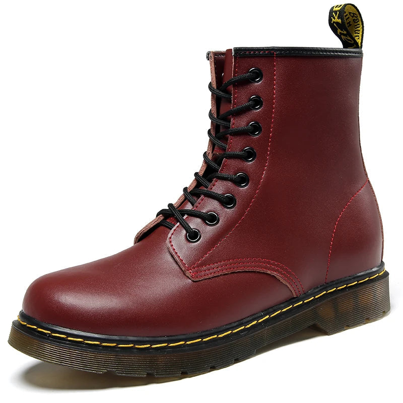 Mason – Klassische Herren Boots mit gelber Ziernaht im Retro-Style