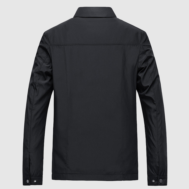 David – Leichte Übergangsjacke mit Karofutter Herren