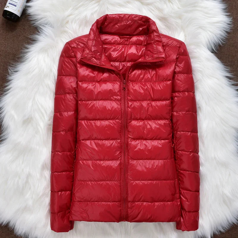 Lina – Leicht gesteppte Kapuzenjacke Damen