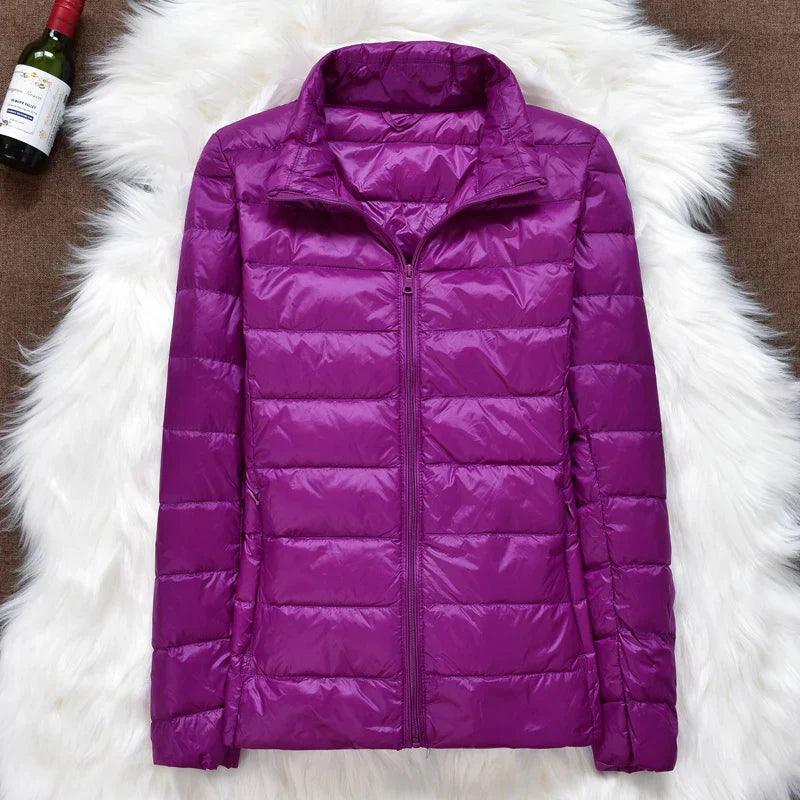 Lina – Leicht gesteppte Kapuzenjacke Damen