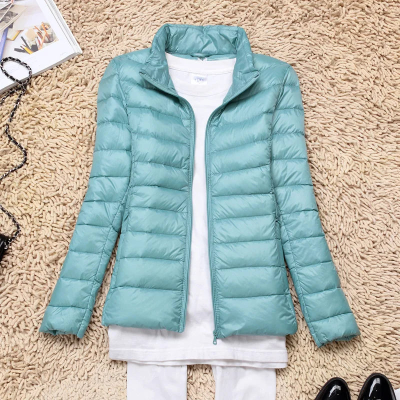 Lina – Leicht gesteppte Kapuzenjacke Damen