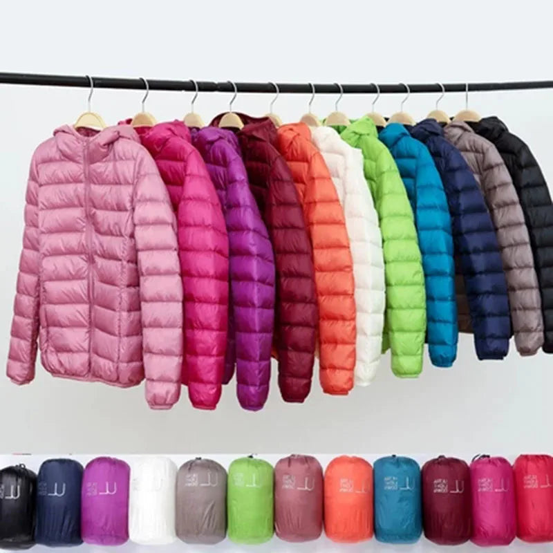 Lina – Leicht gesteppte Kapuzenjacke Damen