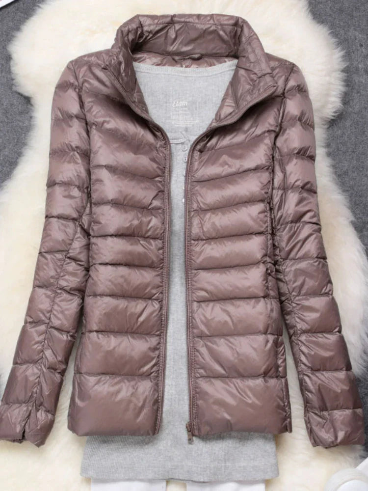 Lina – Leicht gesteppte Kapuzenjacke Damen