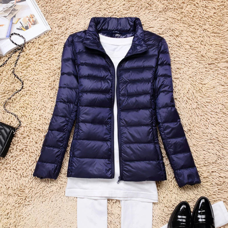 Lina – Leicht gesteppte Kapuzenjacke Damen