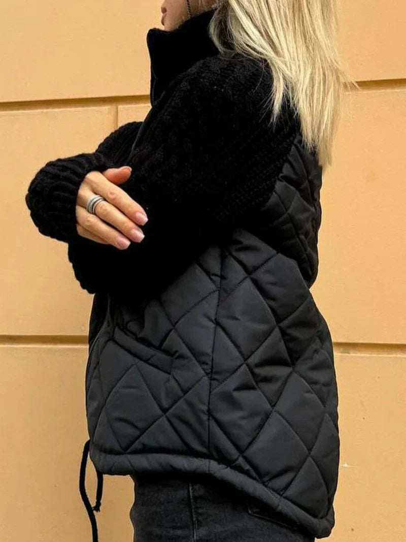 Klara – Stepp-Strick Hybridjacke Damen