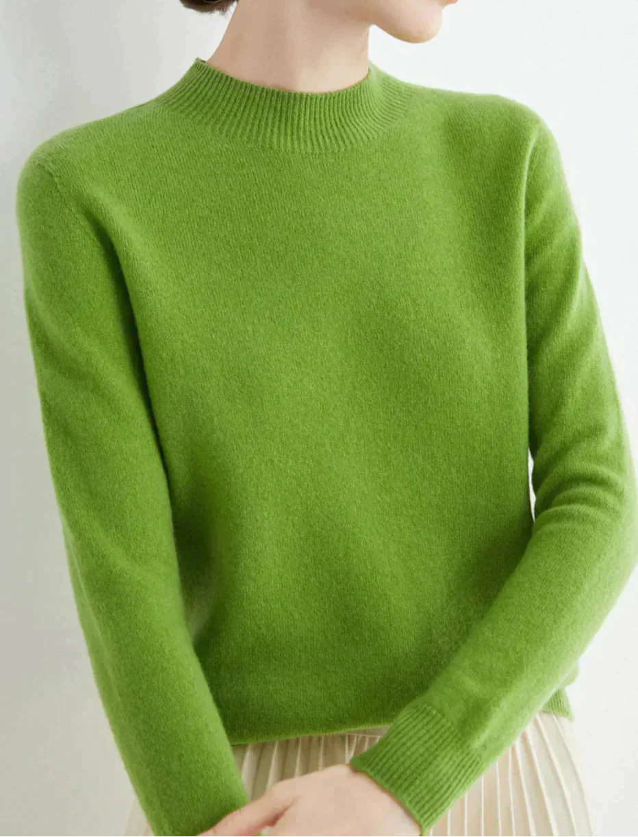 Clara – Klassischer Kaschmir Damenpullover