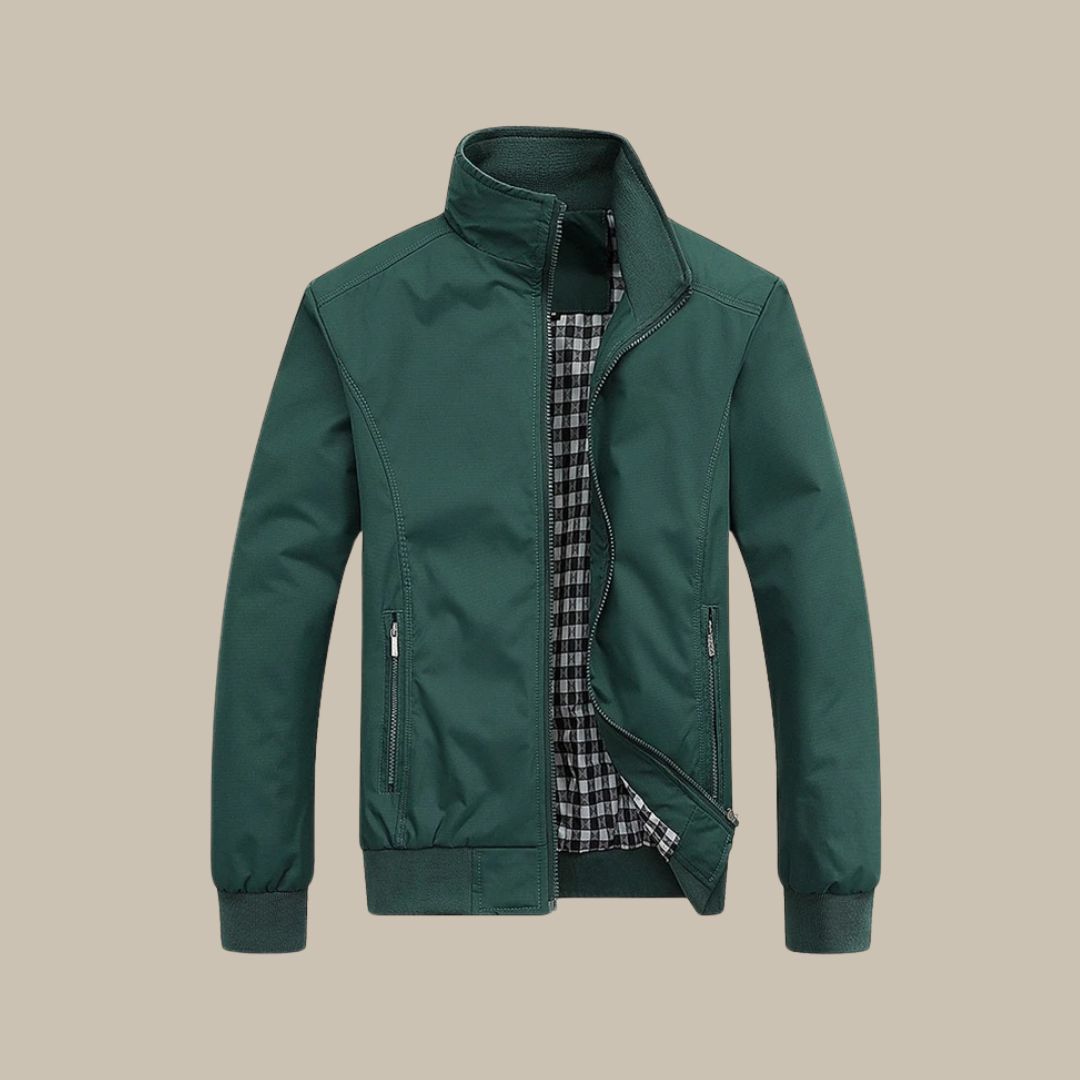 Lukas - Herrenjacke mit Stehkragen und Reißverschluss