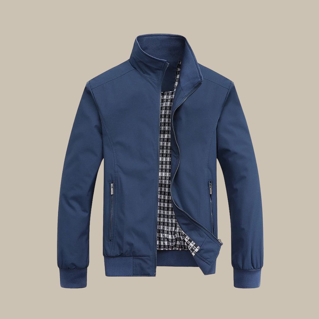Lukas - Herrenjacke mit Stehkragen und Reißverschluss