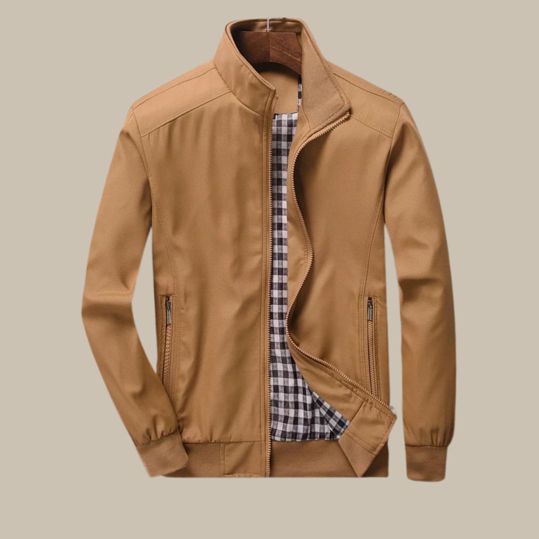 Lukas - Herrenjacke mit Stehkragen und Reißverschluss